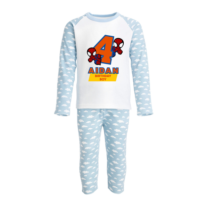 Personalised Spiderman Pyjamas
