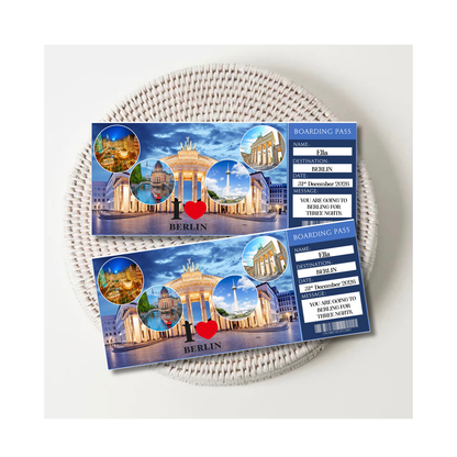 Personalised Destination Tickets