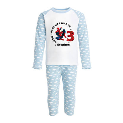 Personalised Spiderman Pyjamas