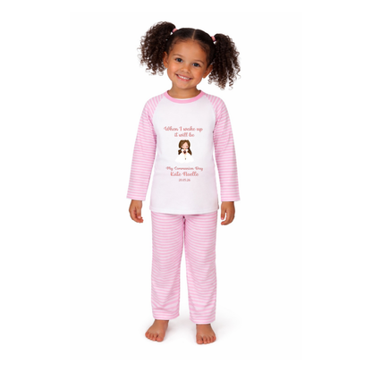 Personalised Girl Communion Pyjamas