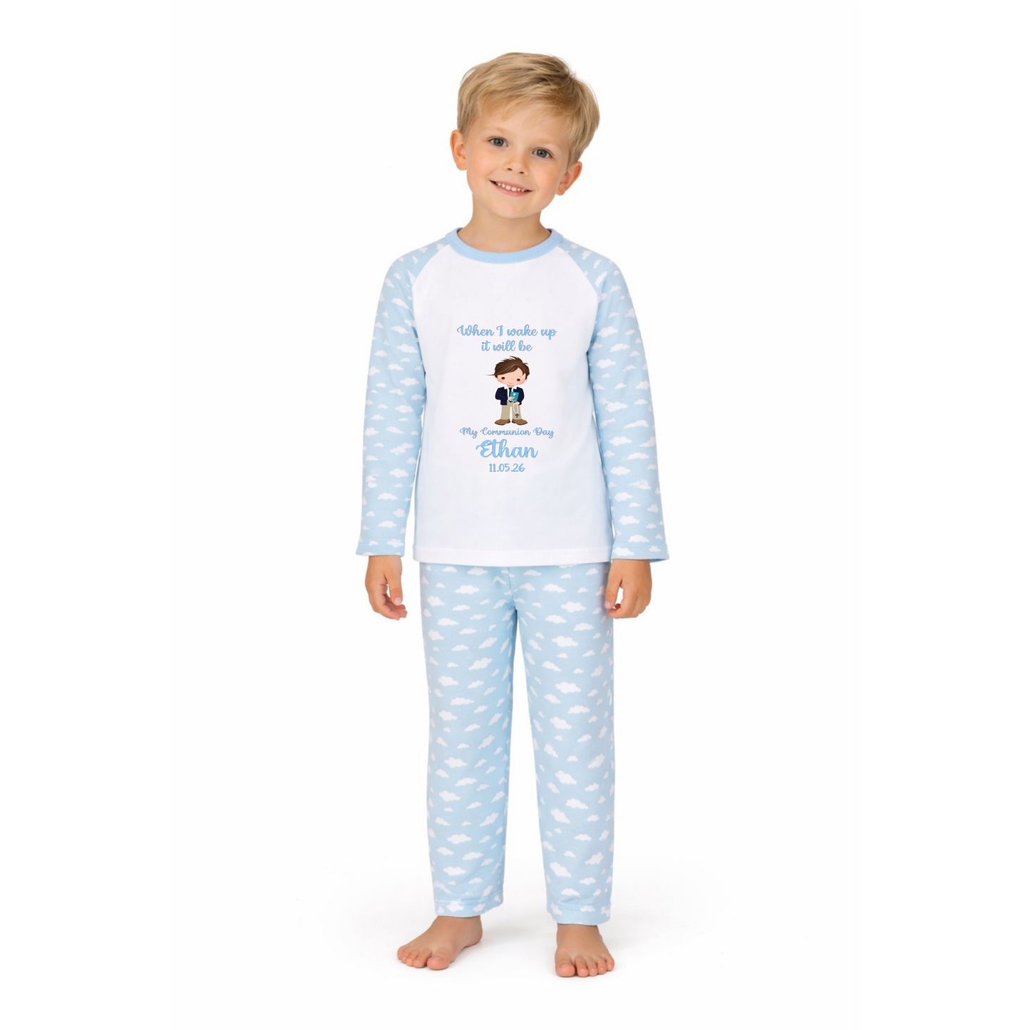Personalised Boy Communion Pyjamas