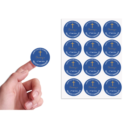 Personalised Communion Sticker Sheets