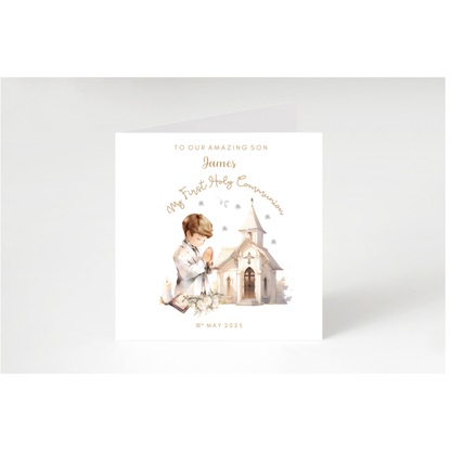 Personalised Communion Card