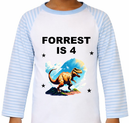 Personalised Dinosaur Pyjamas