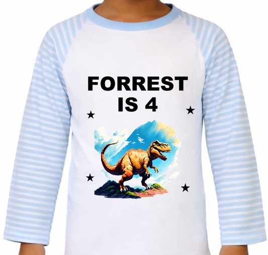 Personalised Dinosaur Pyjamas