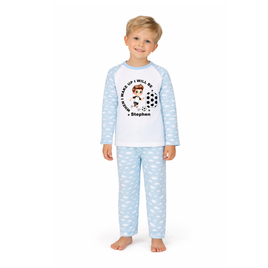 Personalised Football Pyjamas
