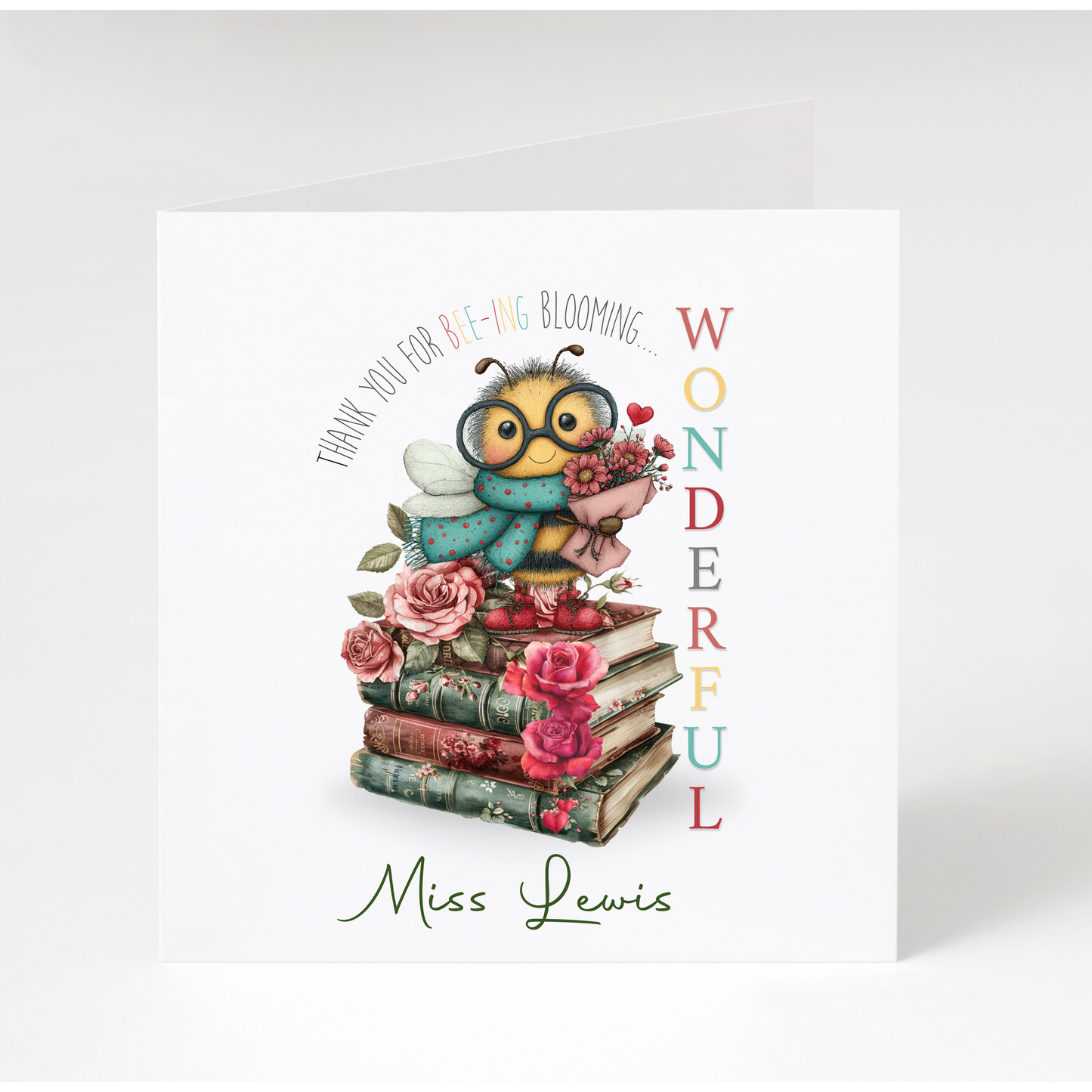 Personalised Teacher Cards
