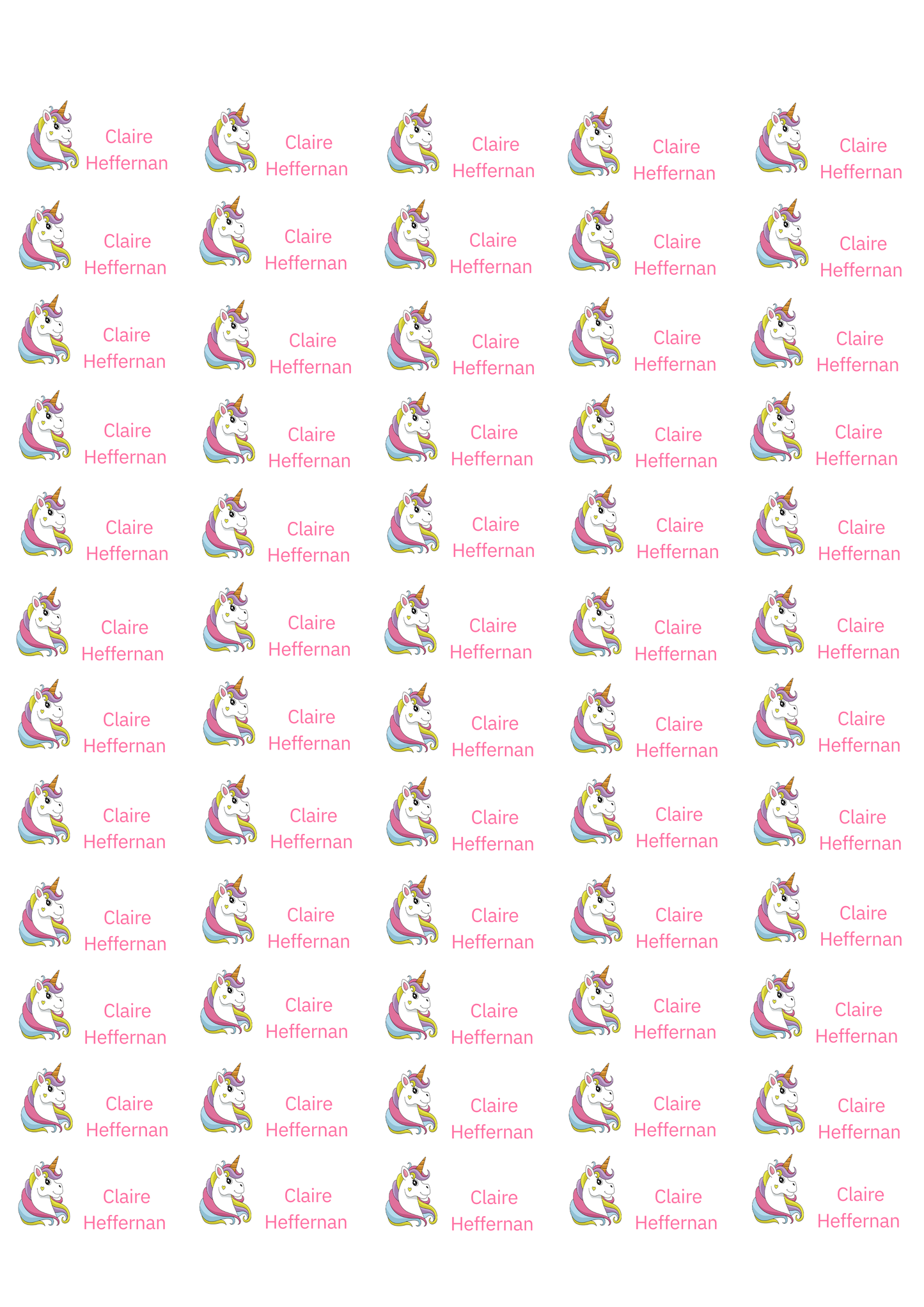Personalised Back To School Pencil Stickers