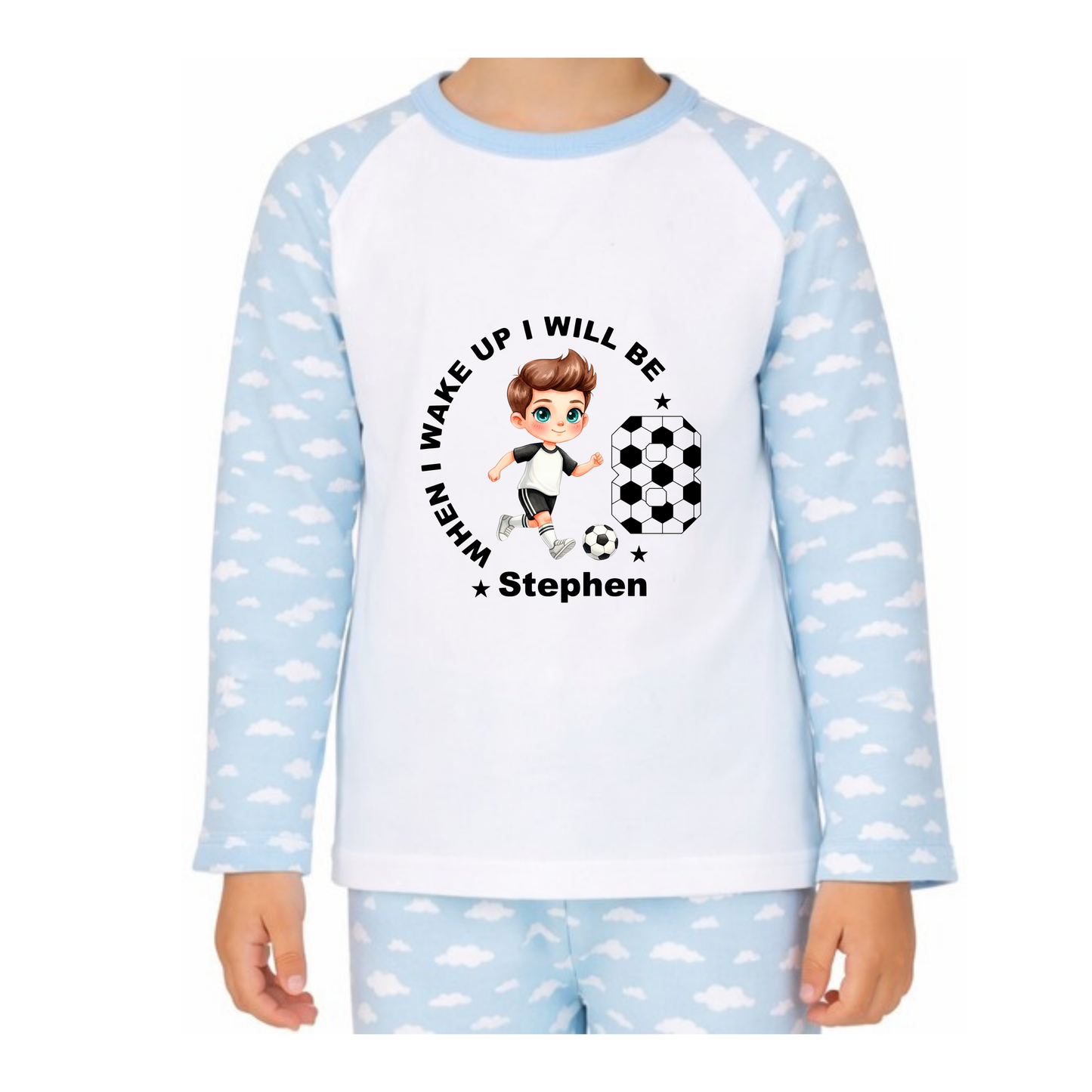 Personalised Football Pyjamas