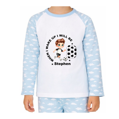 Personalised Football Pyjamas