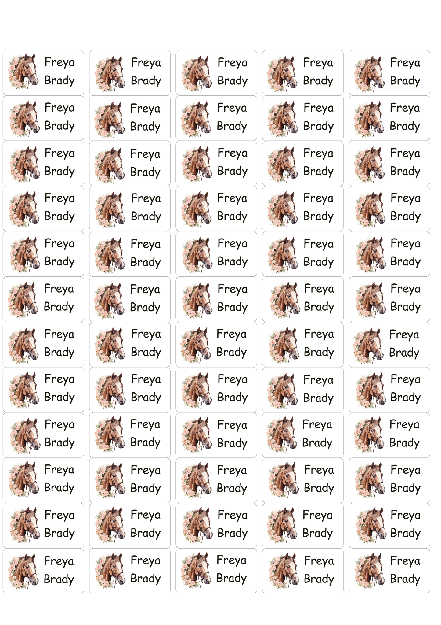 Personalised Back To School Pencil Stickers