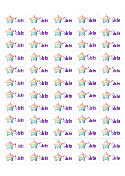 Personalised Back To School Pencil Stickers