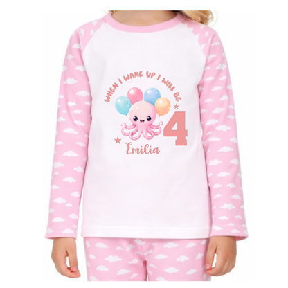 Personalised Octopus Pyjamas