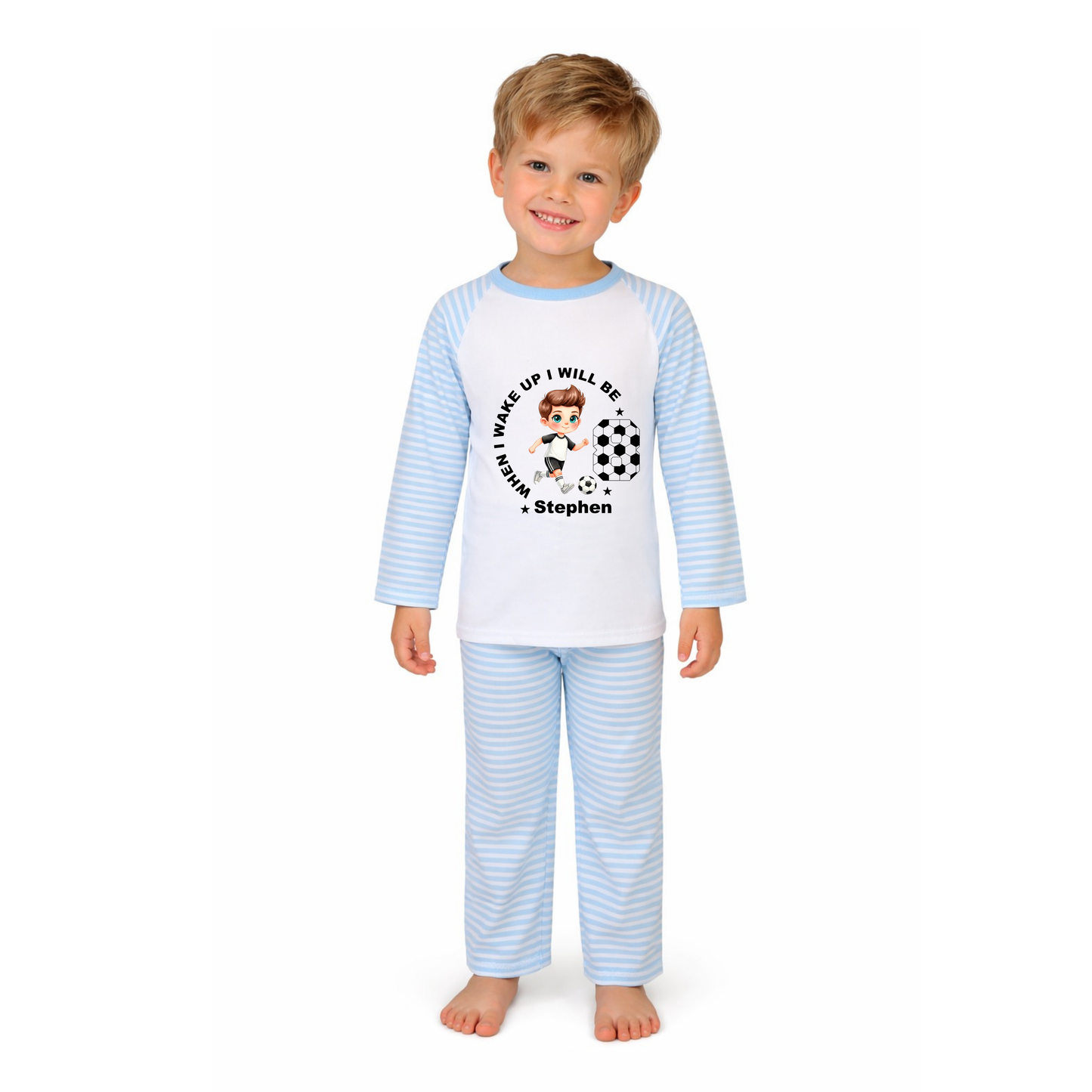 Personalised Football Pyjamas