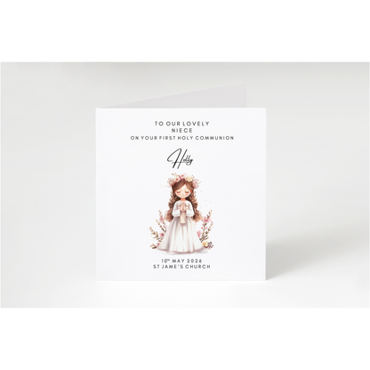 Personalised Communion Card