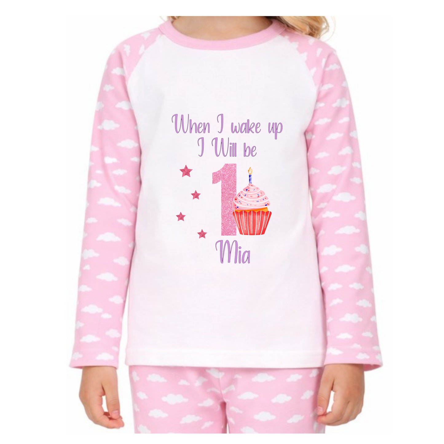 Personalised Cupcake Pyjamas
