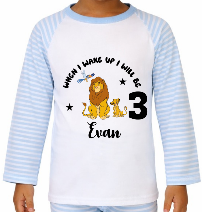 Personalised Lion King Pyjamas