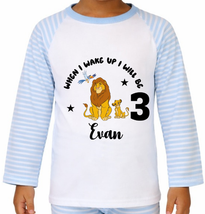 Personalised Lion King Pyjamas