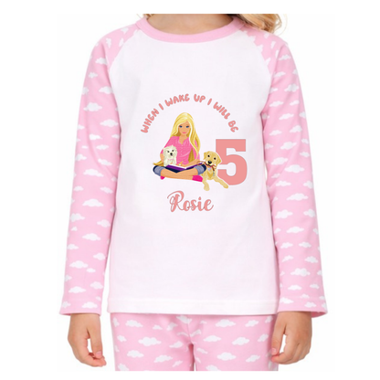 Personalised Barbie Pyjamas