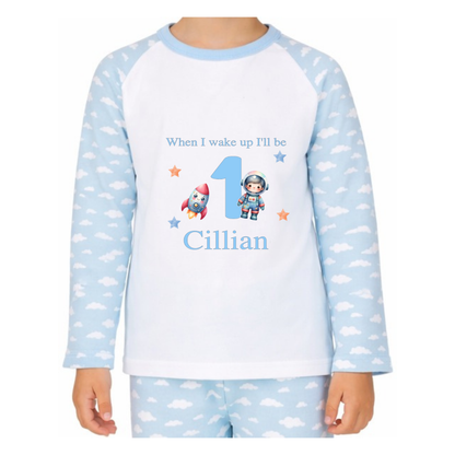 Personalised Space Pyjamas