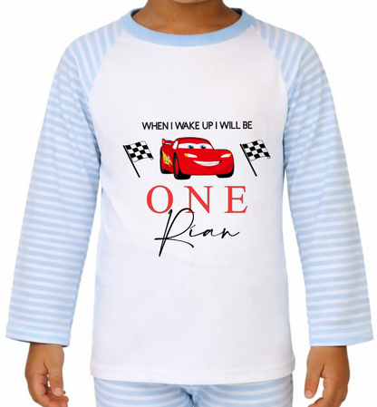 Personalised Lightening Mc Queen Pyjamas