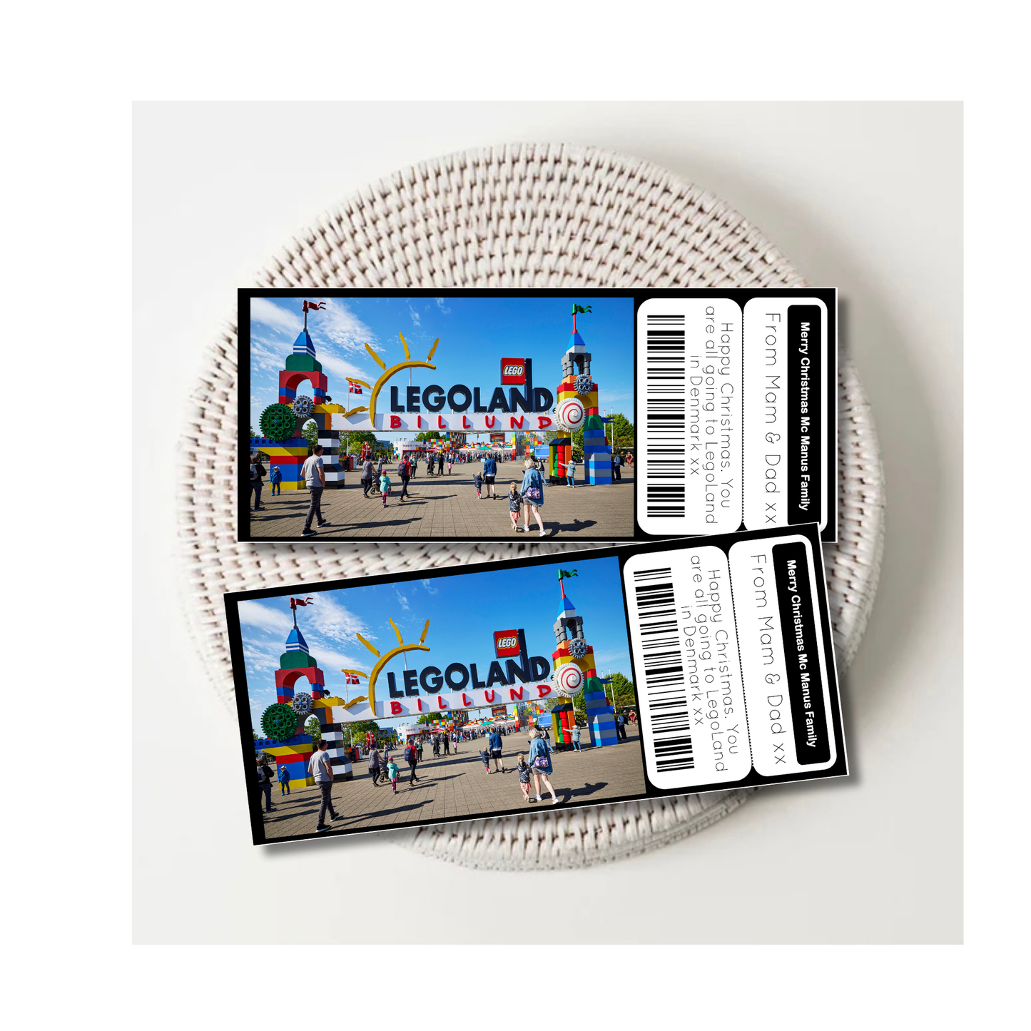 Personalised Destination Tickets