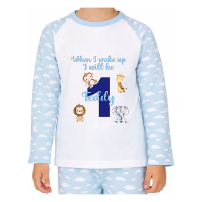 Personalised Safari Animals Pyjamas