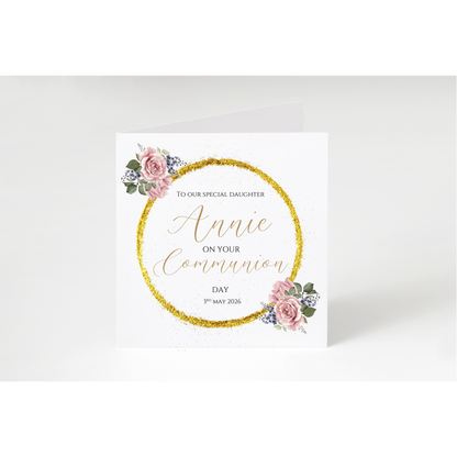 Personalised Communion Card