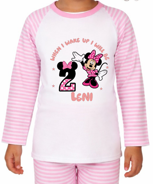 Personalised Minnie Mouse Pyjamas