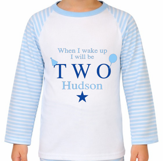 Personalised Age Pyjamas