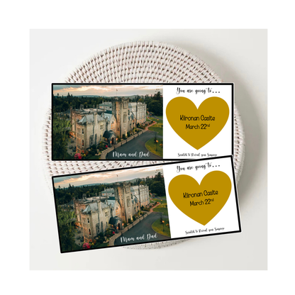 Personalised Scratch To Reveal Tickets