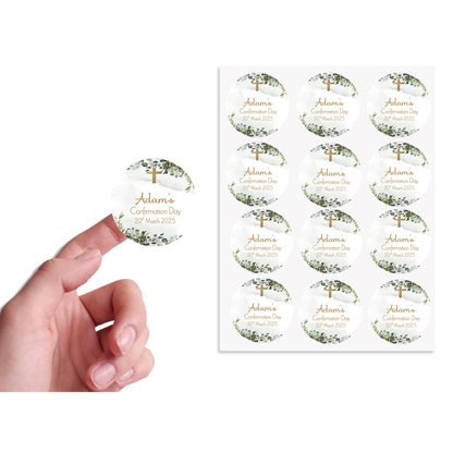 Personalised Communion Sticker Sheets