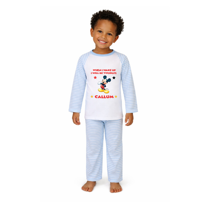 Personalised Mickey Mouse Pyjamas