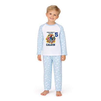 Personalised Sonic The Hedgehog Pyjamas