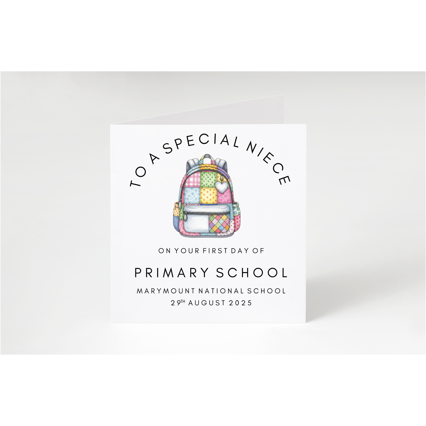 Personalised First Day of School/Montessori