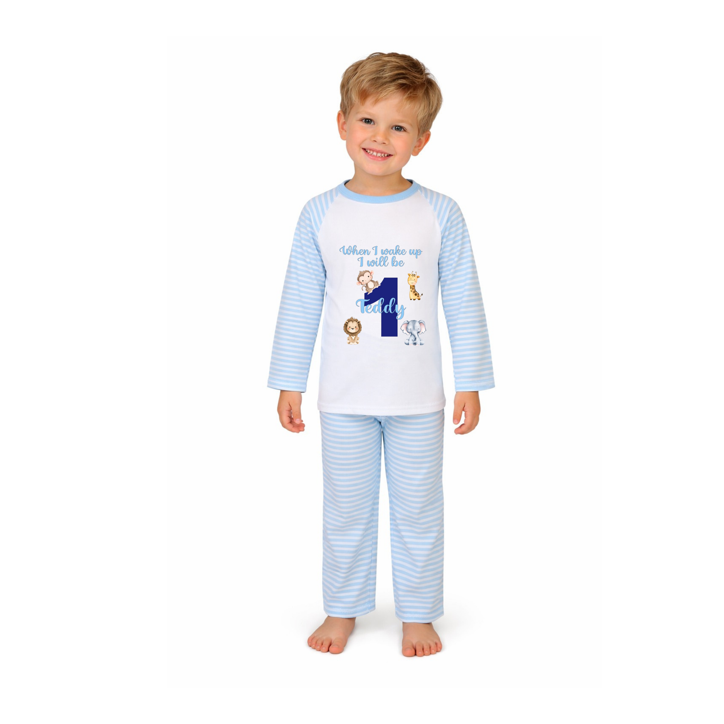Personalised Safari Animals Pyjamas