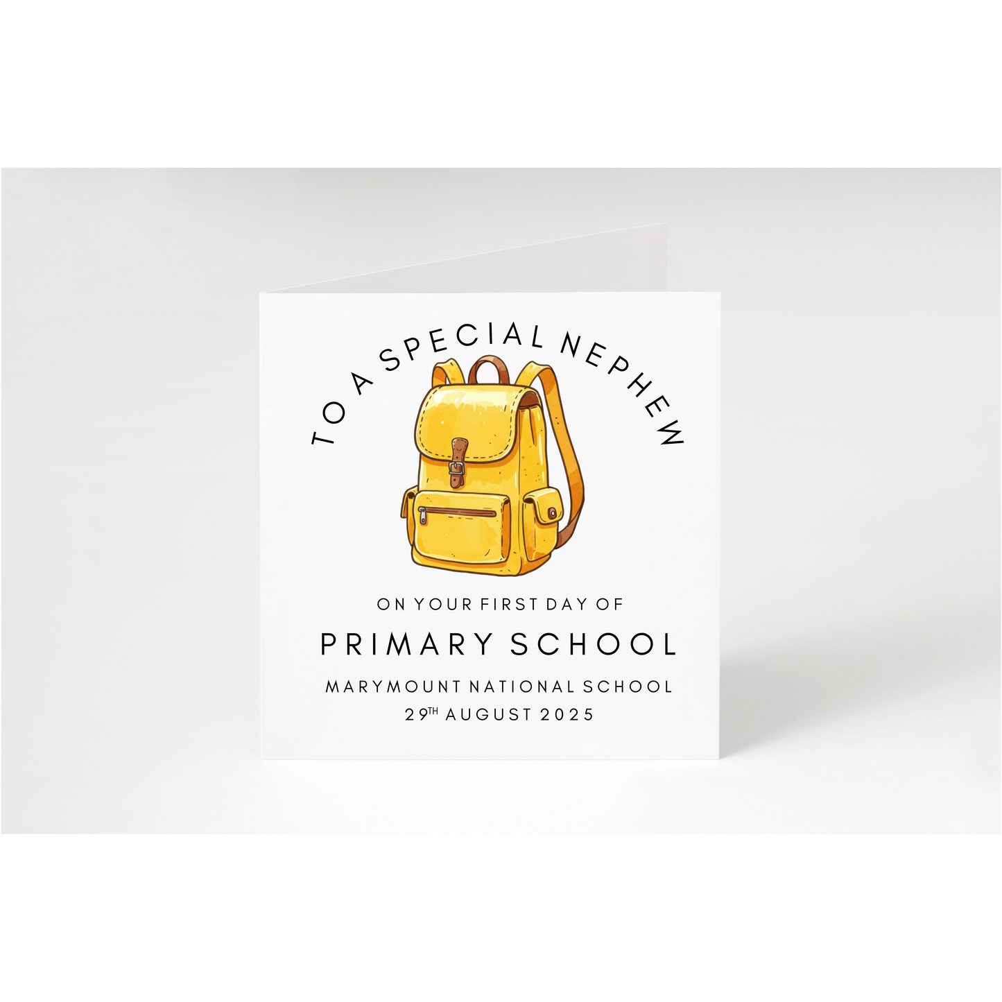 Personalised First Day of School/Montessori