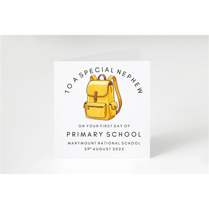 Personalised First Day of School/Montessori