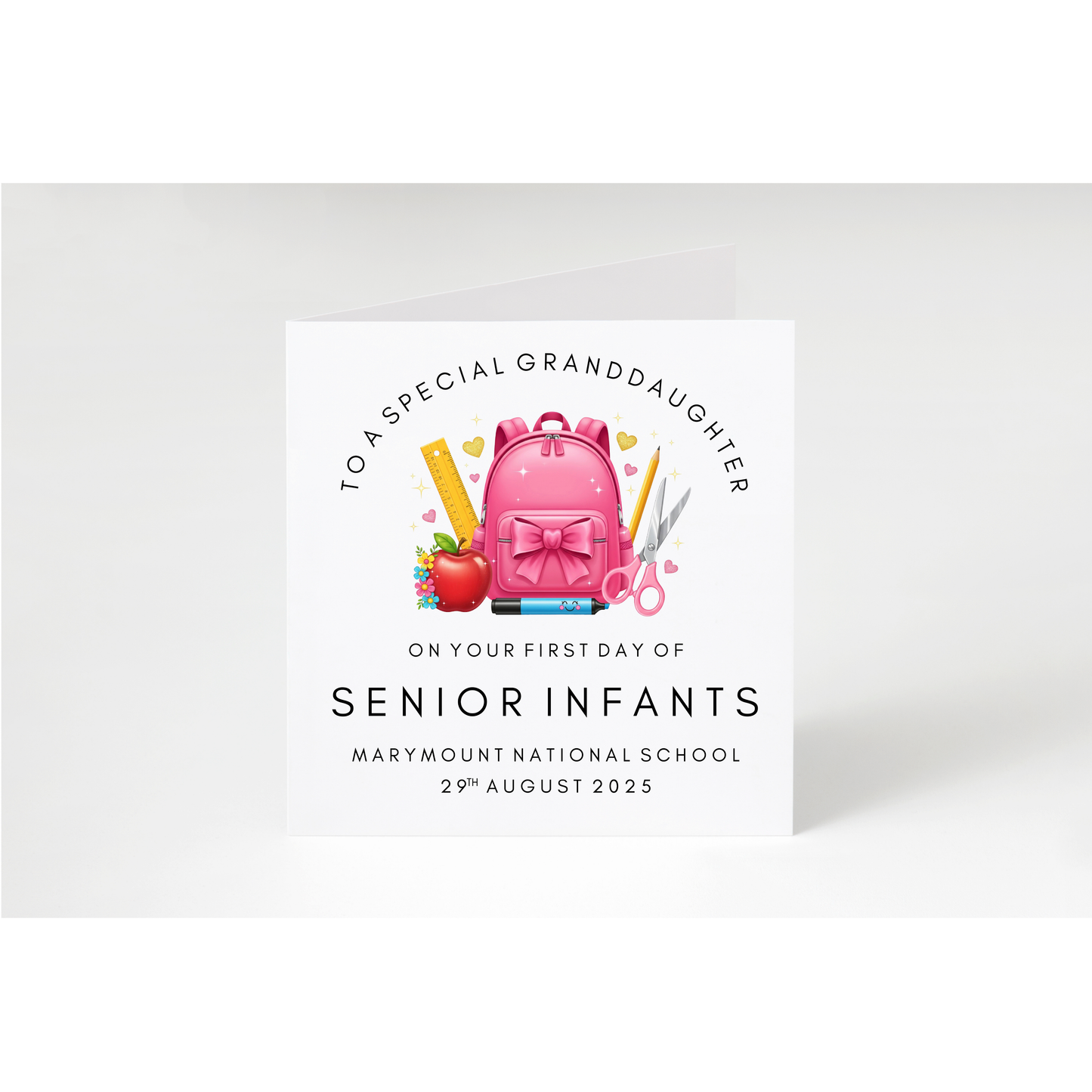 Personalised First Day of School/Montessori