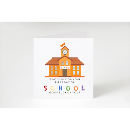 Personalised First Day of School/Montessori