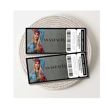 Personalised Concert Tickets