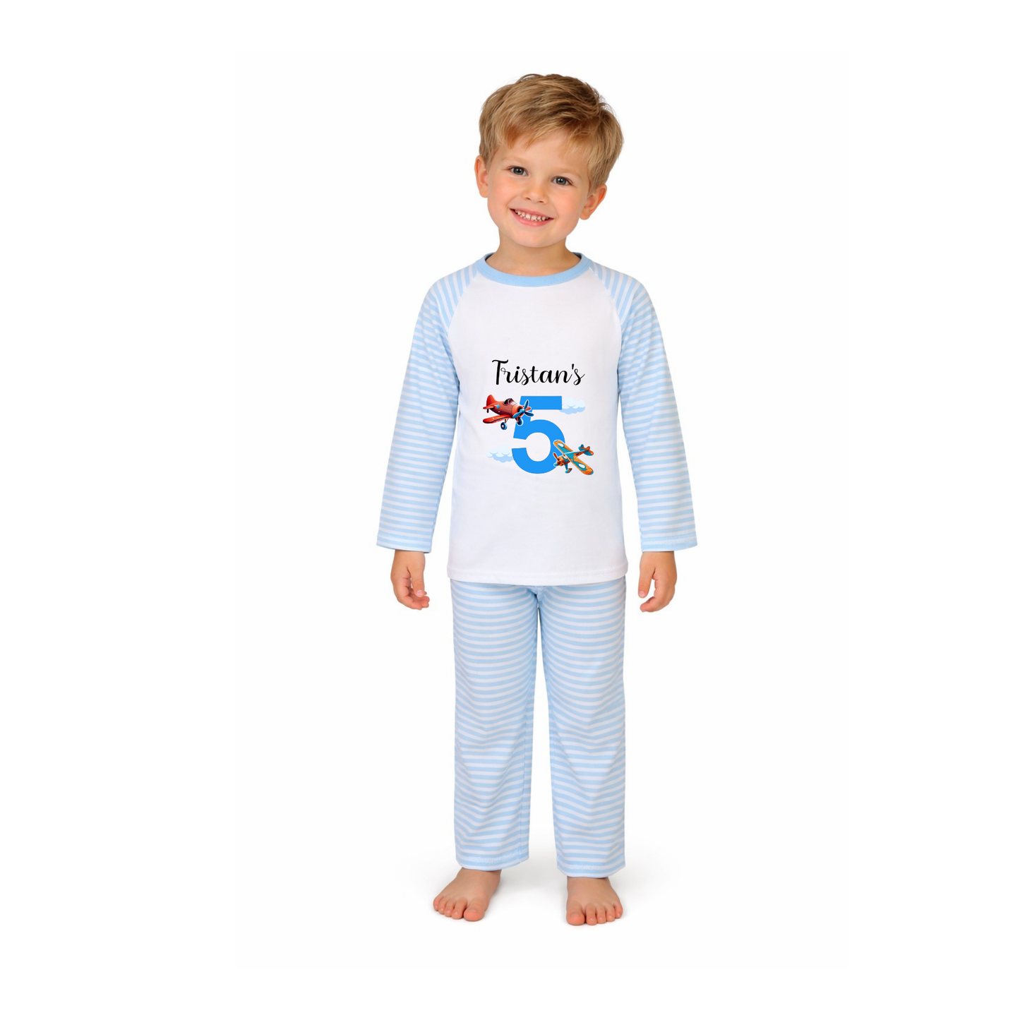 Personalised Plane Pyjamas