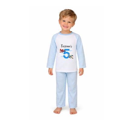 Personalised Plane Pyjamas