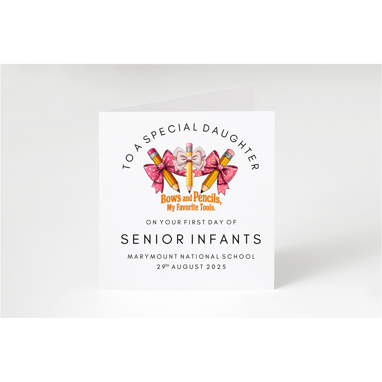 Personalised First Day of School/Montessori