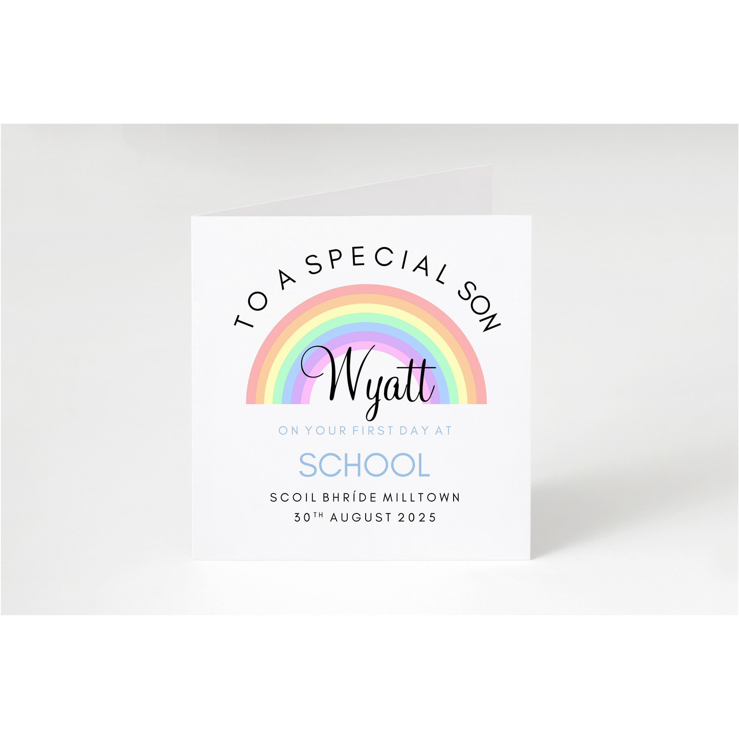 Personalised First Day of School/Montessori