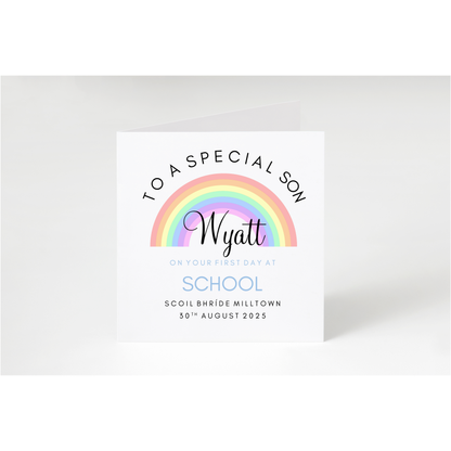 Personalised First Day of School/Montessori
