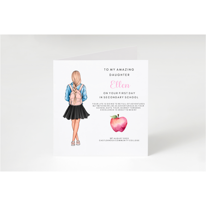 Personalised First Day of School/Montessori