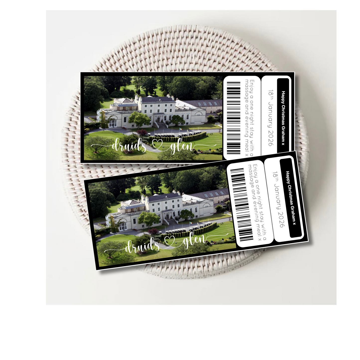Personalised Hotel Stay Tickets