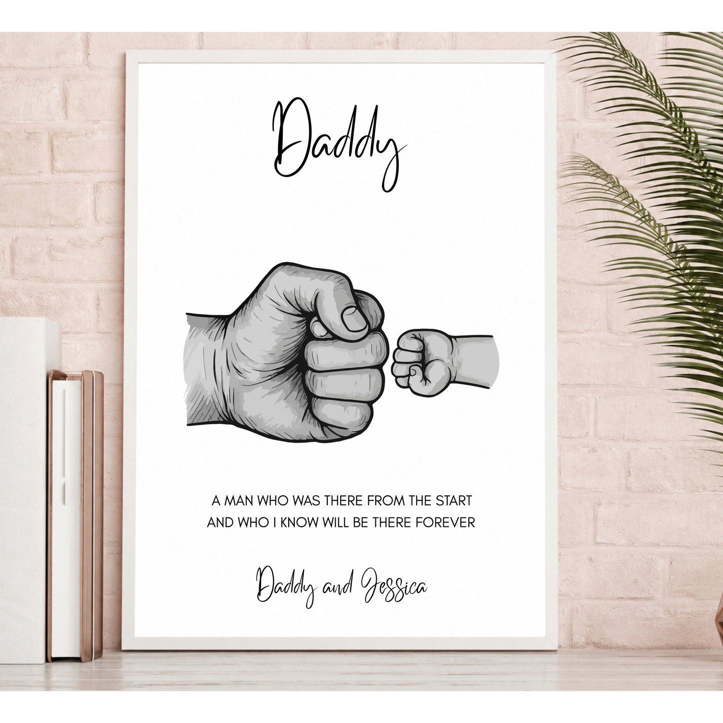 Personalised Father's Day Fist Print