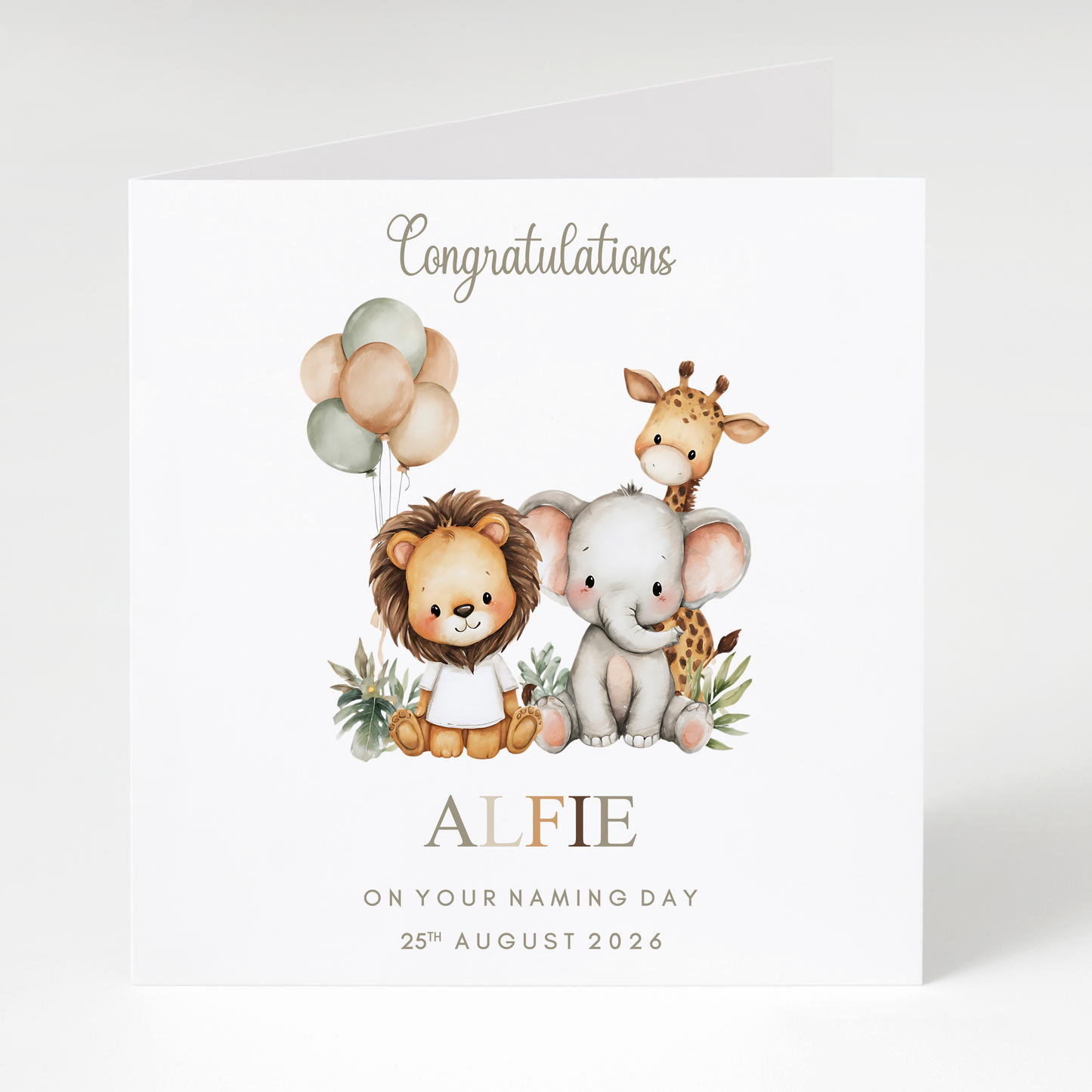 Personalised Naming Day Cards